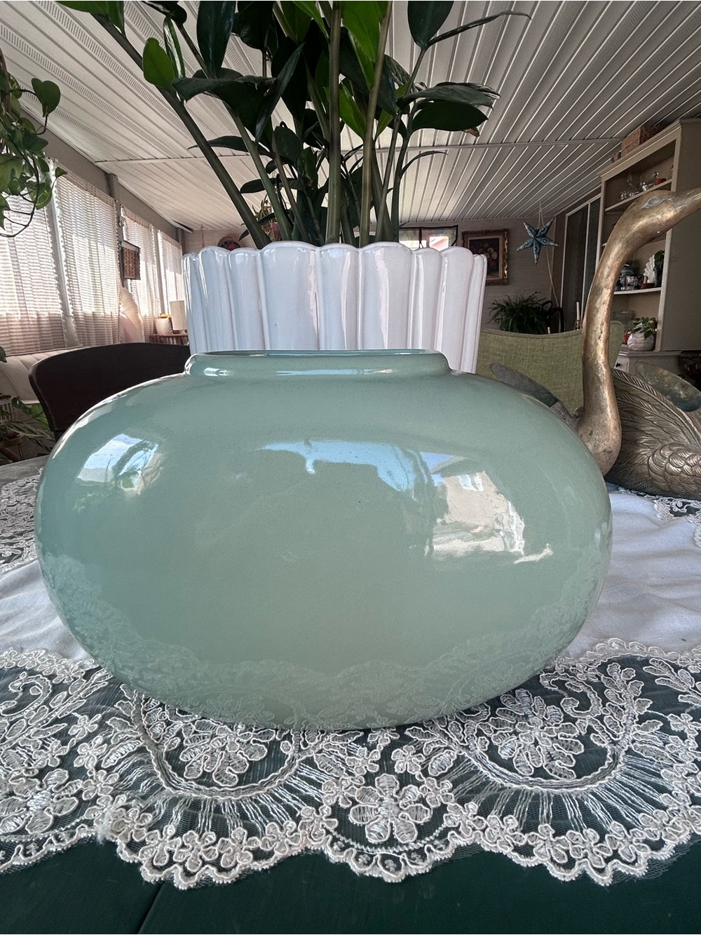 Vintage 80’s “melon” Vase